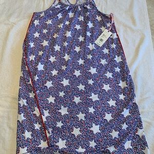 Summer girls XL Vineyard Vines Whale Star Knit Halter Dress